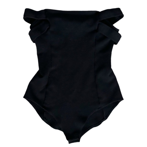 ANGL Black bodysuit women’s size Medium - Picture 1 of 16